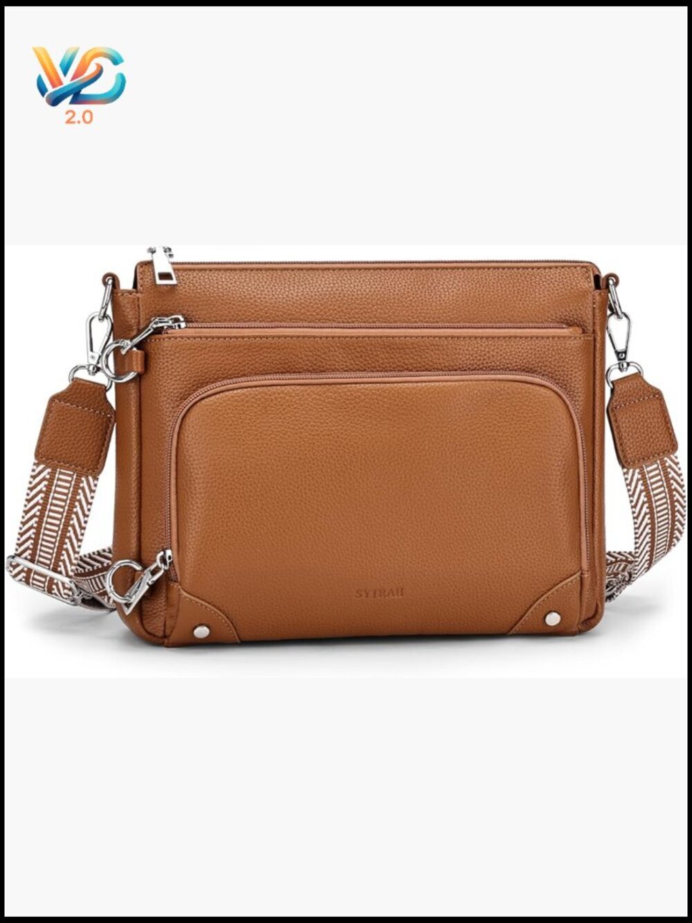 Anti-Theft Crossbody Purse with RFID Blocking & Built-in Wallet